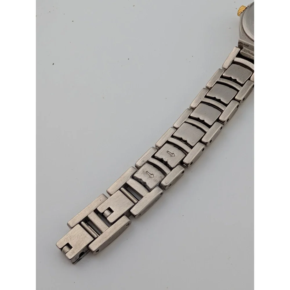Timex Carriage Indiglo Watch Women 24mm Case Two Tone 6.5